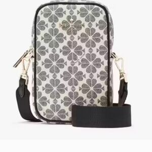 Kate Spade Black and White Crossbody Bag